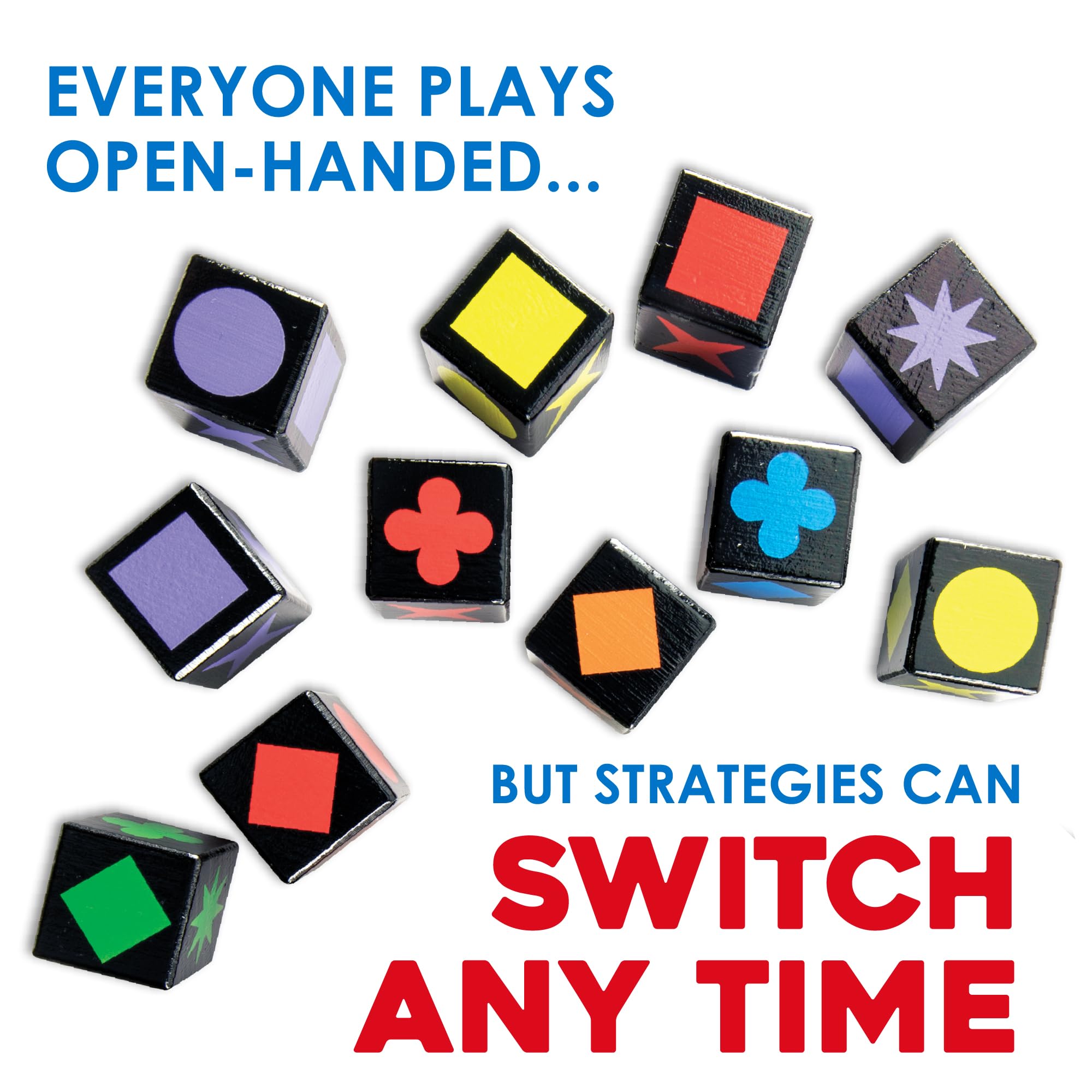 MindWare Qwirkle Cubes tabletop play: quick rounds for family game night