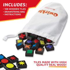 MindWare Qwirkle rule book with simple instructions for all ages.