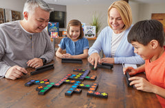 MindWare Qwirkle UK edition colour-shape tiles enable strategic line building