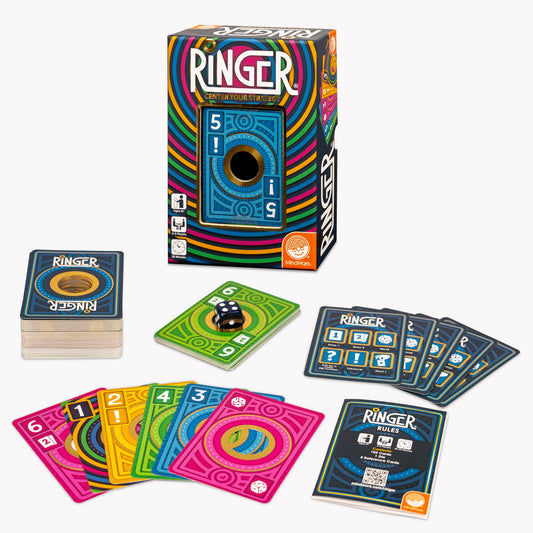 MindWare Ringer die for fast-paced travel play.