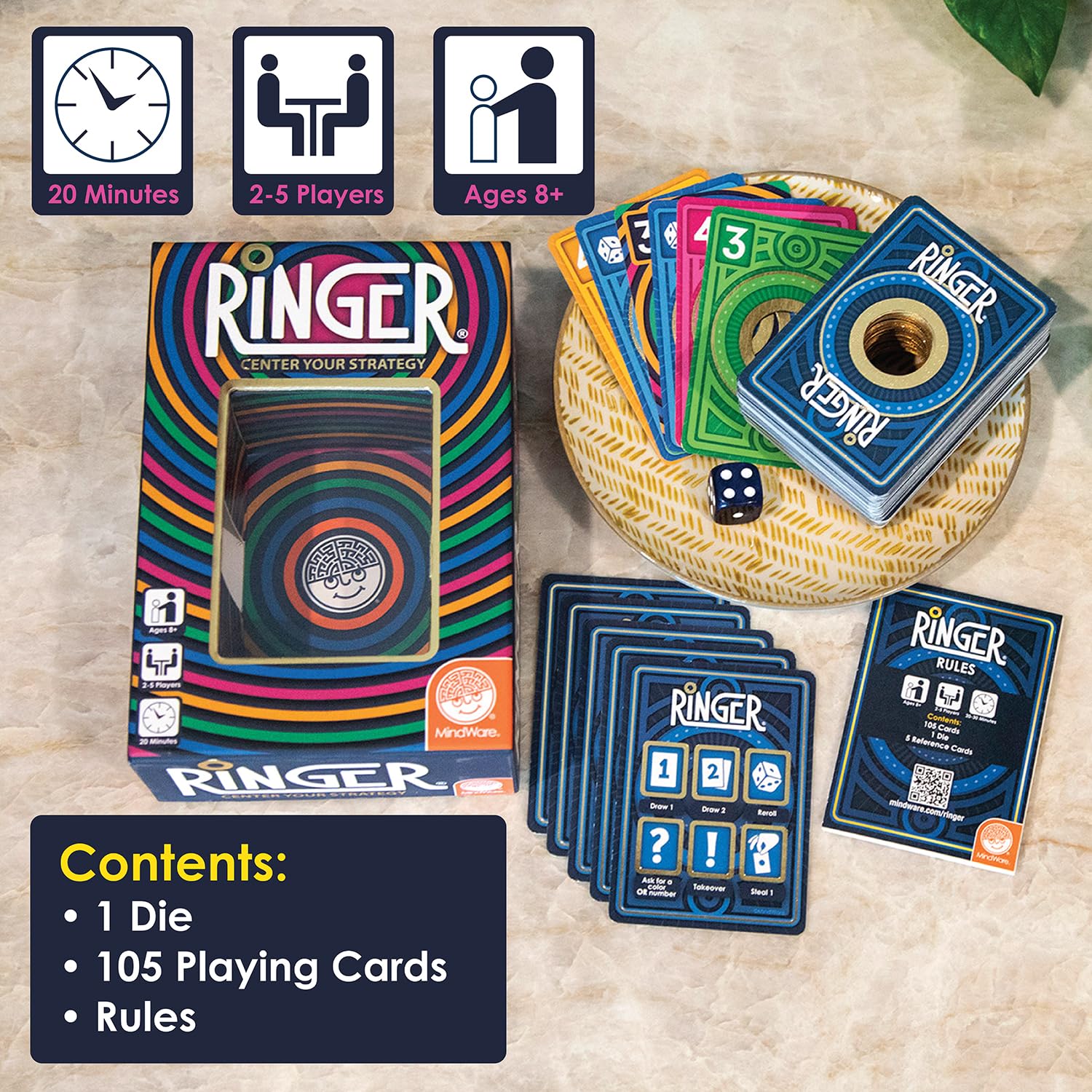 MindWare Ringer playing cards for engaging card-based action.