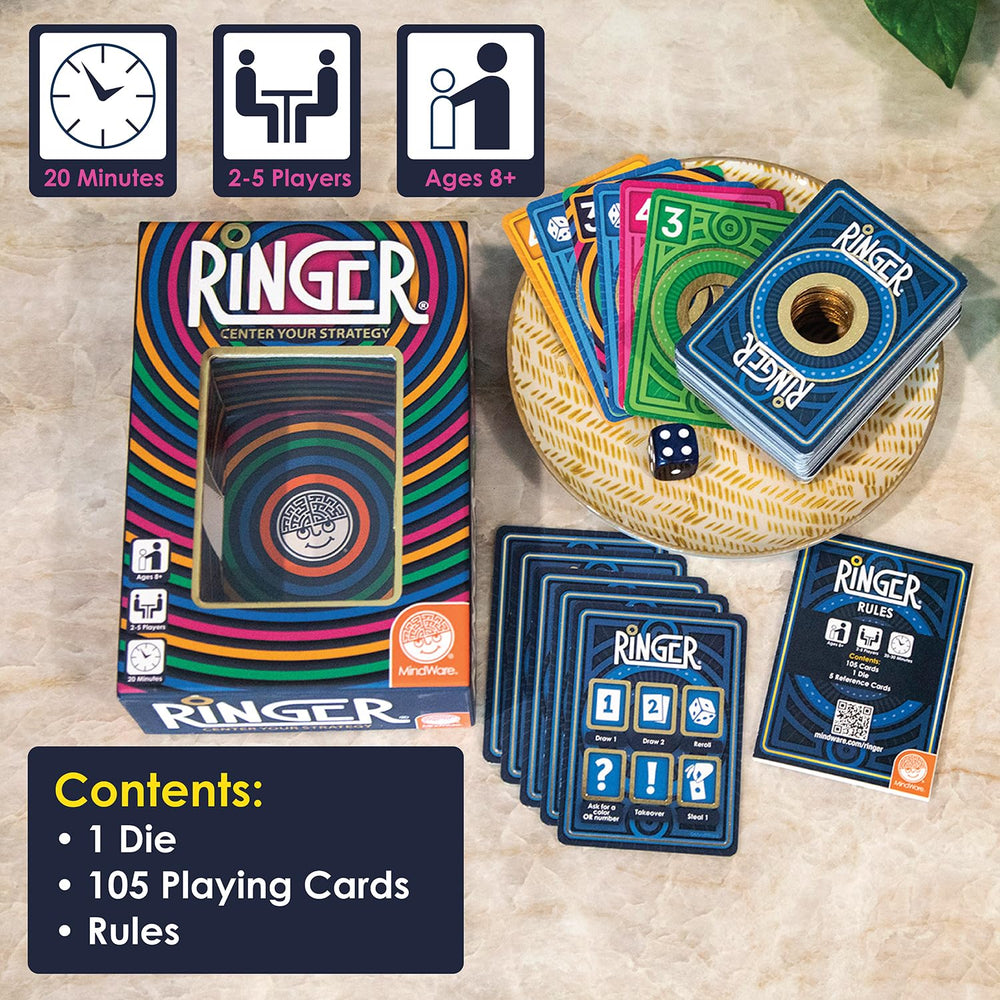 MindWare Ringer playing cards for engaging card-based action.
