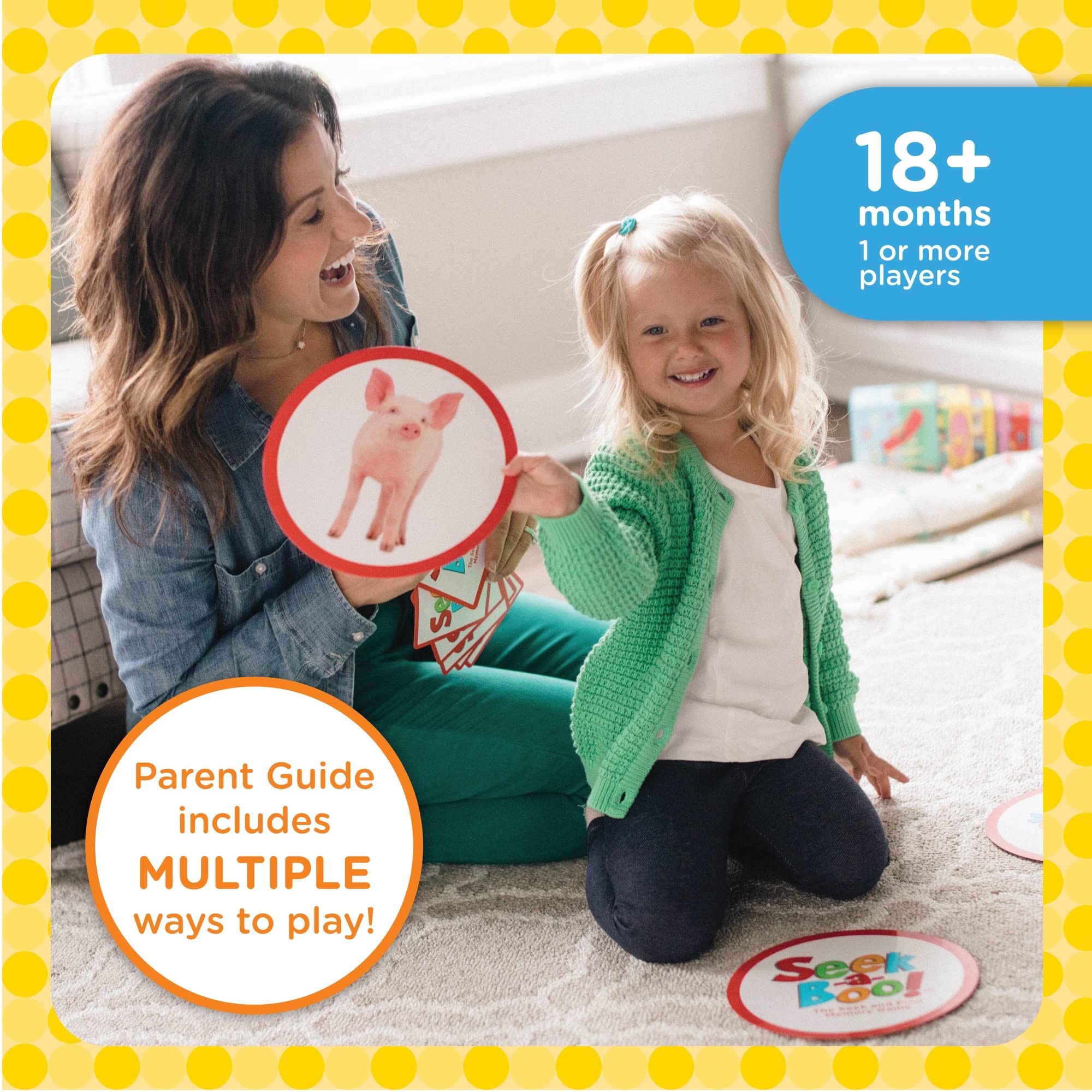 MindWare Seek-a-Boo toddler flash cards support early vocabulary.