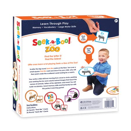 MindWare Seek-a-Boo cards provide a versatile learning activity for toddlers and caregivers