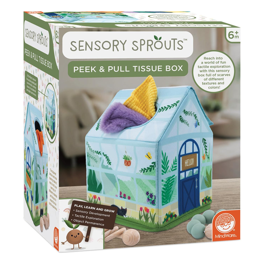 MindWare Sensory Sprouts gentle fabrics create a safe, comforting play experience.