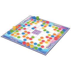 MindWare Skippity package includes board, skippers, and easy instructions.