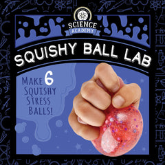 MindWare squishy ball lab setup showing slime, glitter, and beads for creativity.