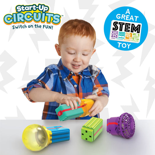 MindWare Start-Up Circuits fan-top spins, adding movement to early STEM exploration.