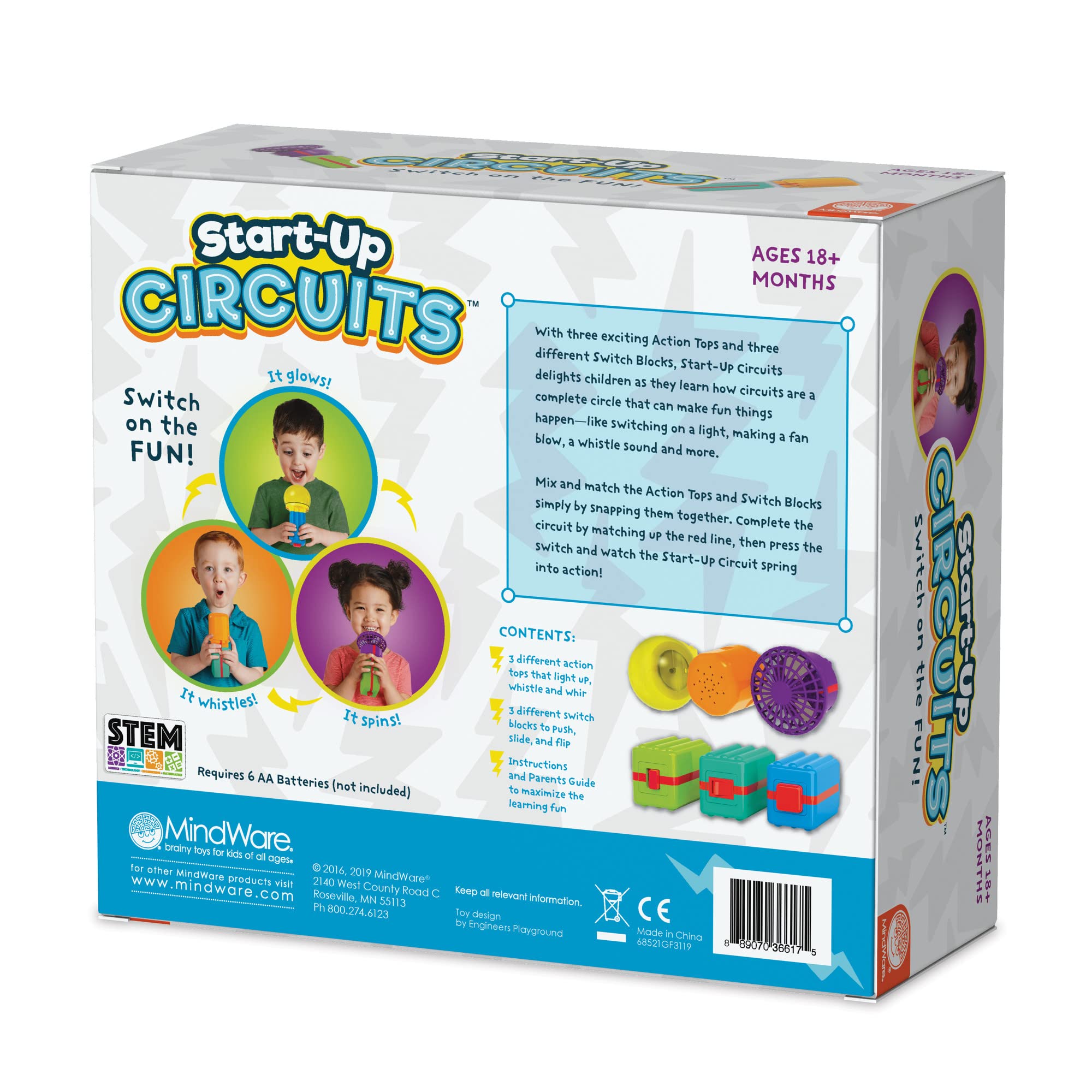 MindWare Start-Up Circuits instruction guide helps parents and kids start quickly.