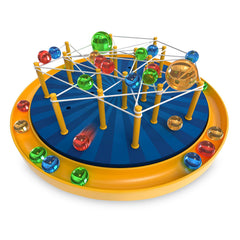 MindWare Tightrope marbles close-up with bright colors for engagement.