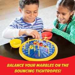 MindWare Tightrope silicone bands stretched, highlighting balance challenges.