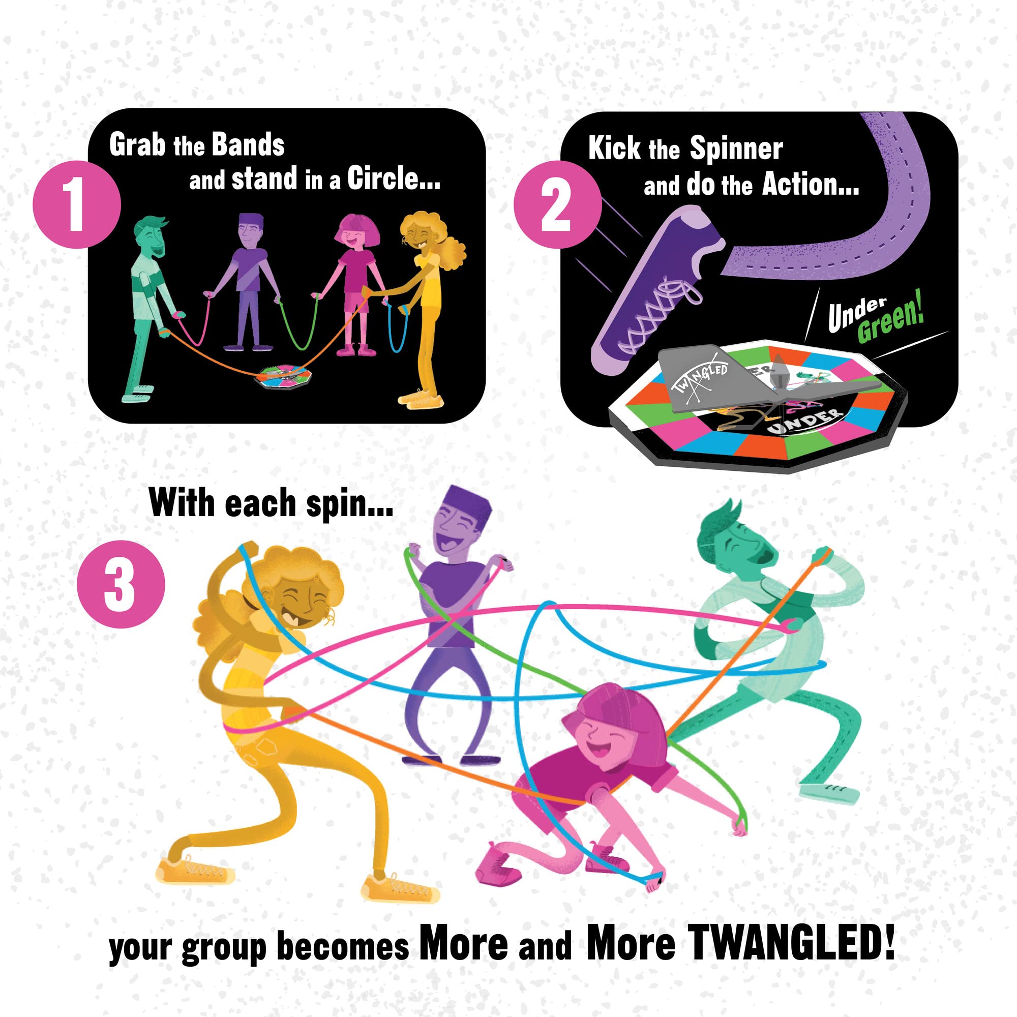 MindWare Twangled game untangle challenge captures group cooperation in motion