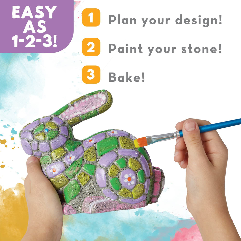 MindWare weather-resistant stone ready after baking for outdoors