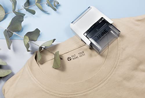 The MINE Stamp Compact imprint area stores 256 characters for versatile marking.