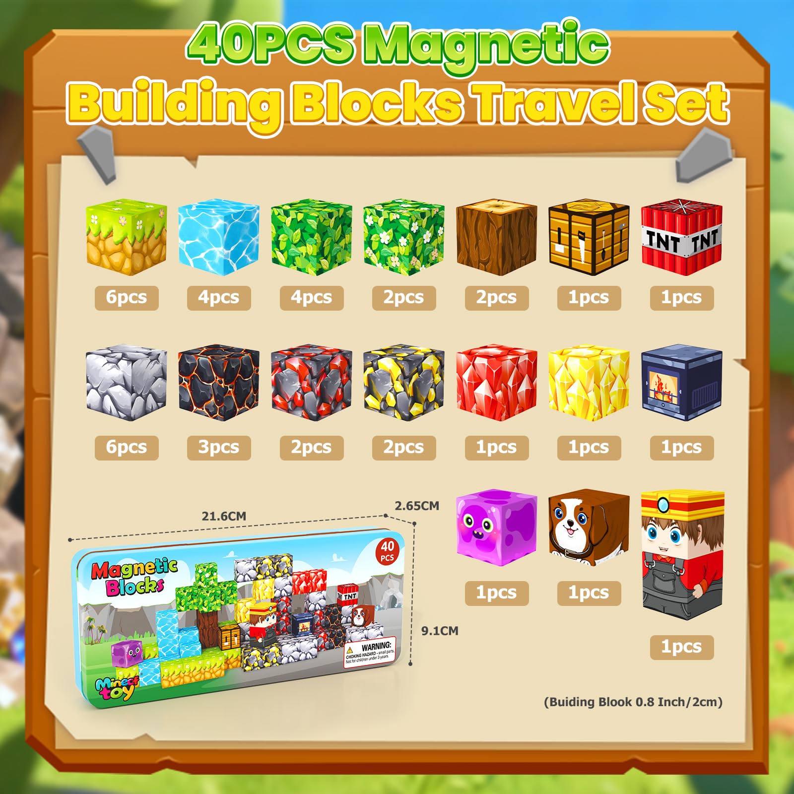 Minecftoy open-ended blocks spark creative 2D to 3D storytelling.