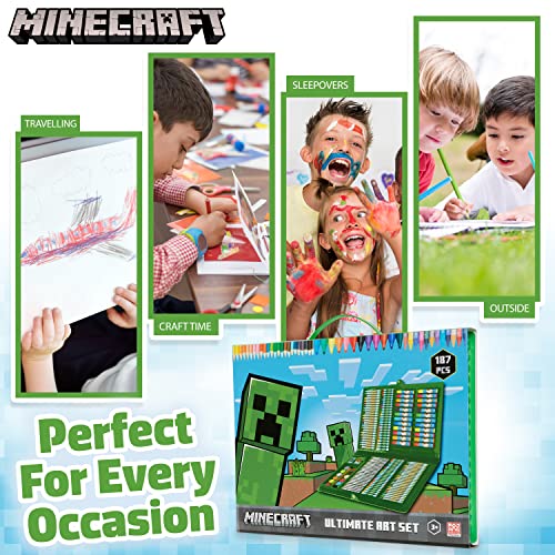 Minecraft felt tip pens 24-pack lets kids draw precise lines and details