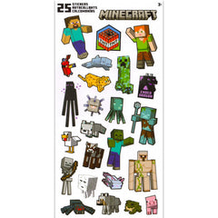 Minecraft figurines ready for painting, then displayed as room decor.
