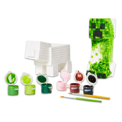 Minecraft paint pot collection shows vibrant colors for detailed character customization.