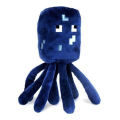 Minecraft Squid Plush face detail, ideal desk buddy for Minecraft fans.