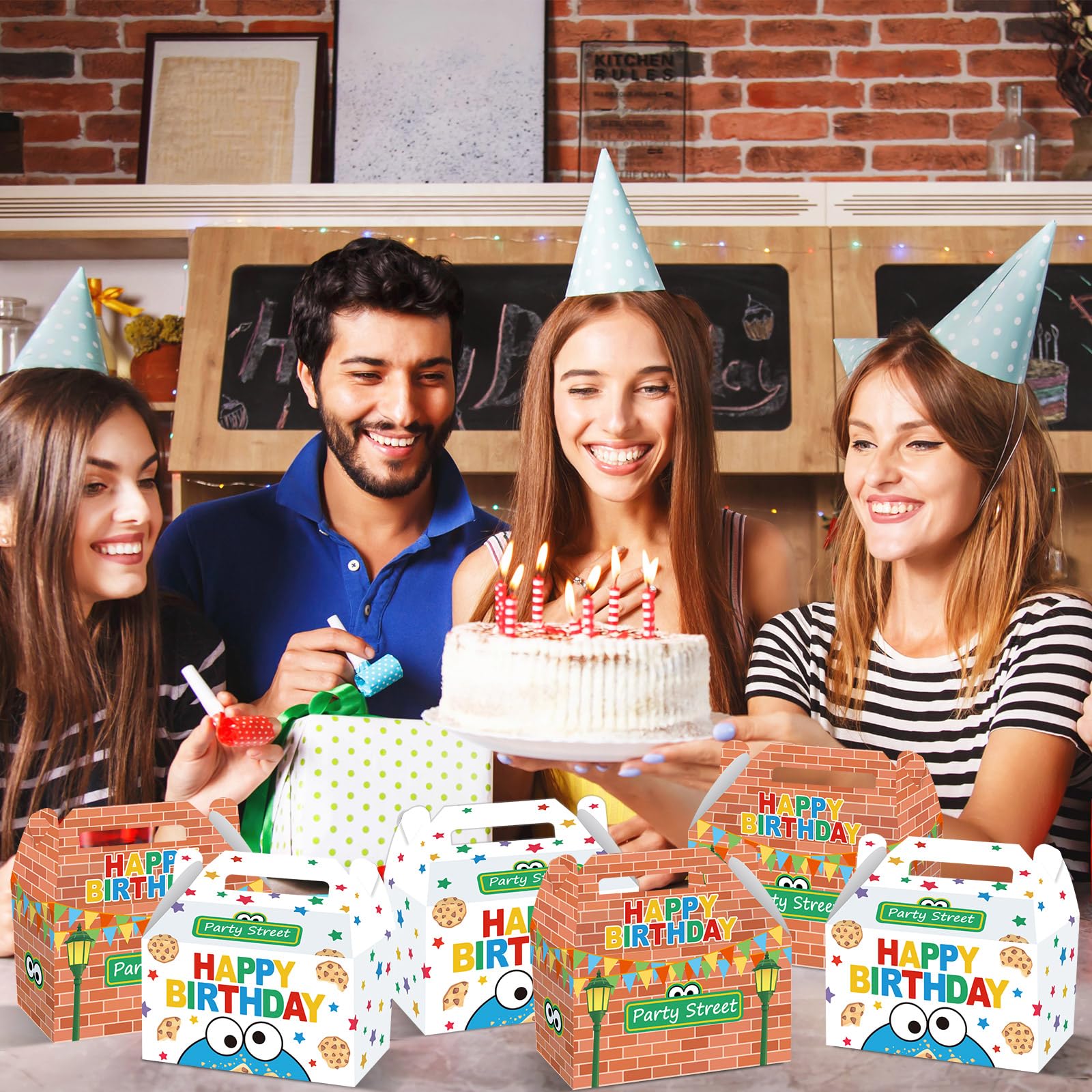 MinFyberd street party favors in bright colors for kids' celebrations