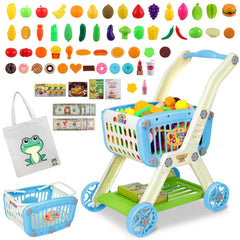 Ming You Kids Shopping Cart two-in-one in action, boosting imaginative play skills