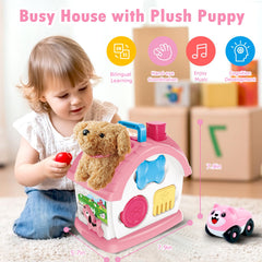 Ming You light-up musical learning toy keyboard with bilingual modes for early literacy.