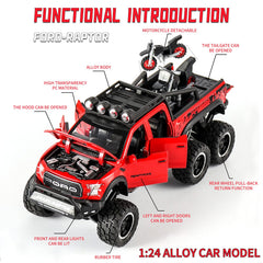 Ming You Monster Trucks die-cast metal body ensures sturdy, lasting performance