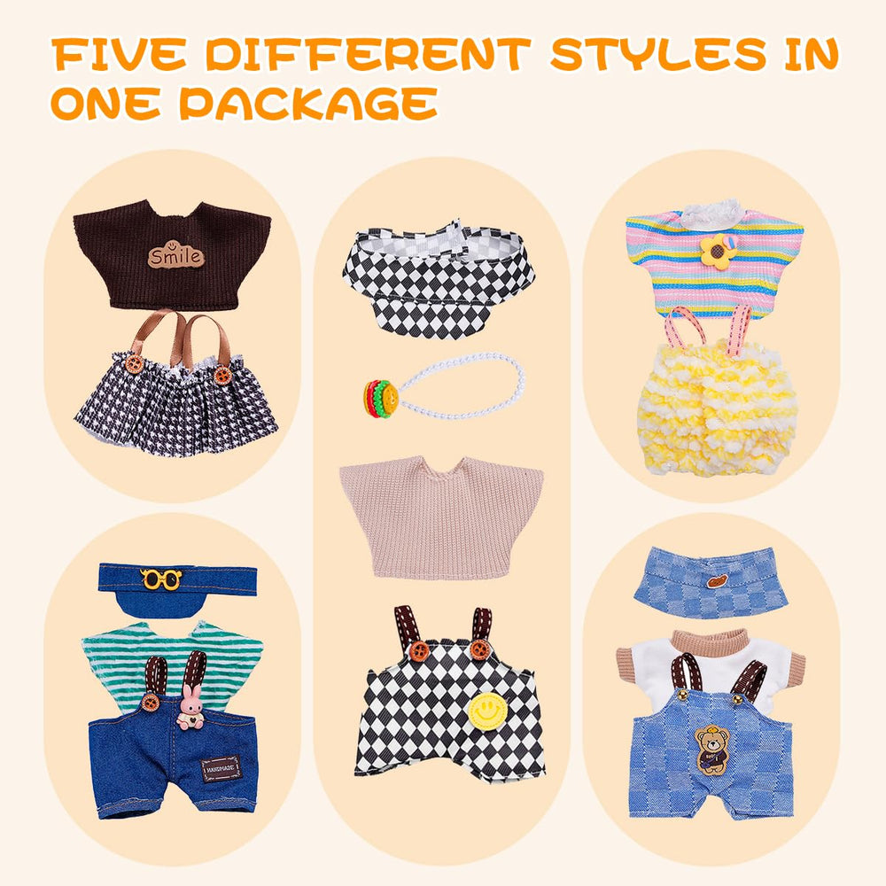 Mingmc five-outfit trend wardrobe enables versatile dress-up options