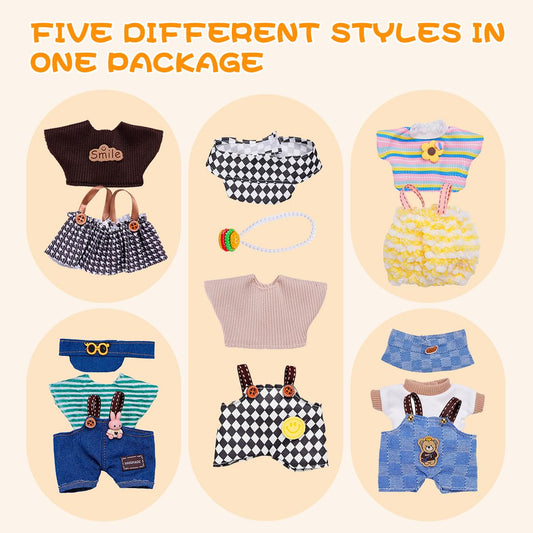 Mingmc five-outfit trend wardrobe enables versatile dress-up options