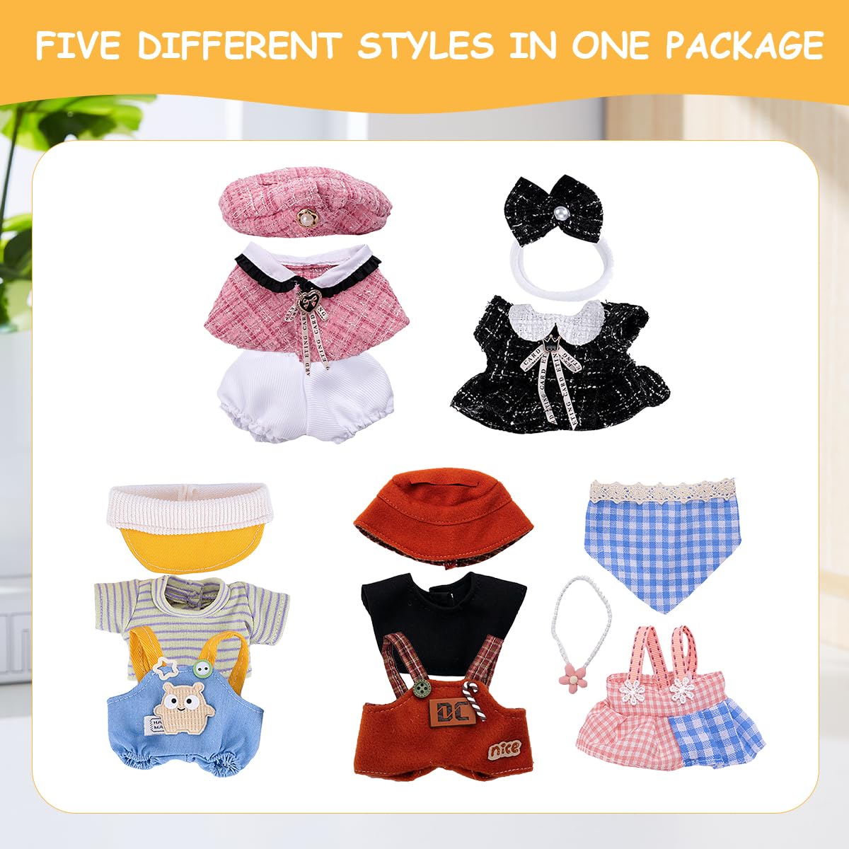 Mingmc streetwear ensemble for 17cm dolls boosts imaginative play