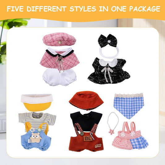 Mingmc streetwear ensemble for 17cm dolls boosts imaginative play