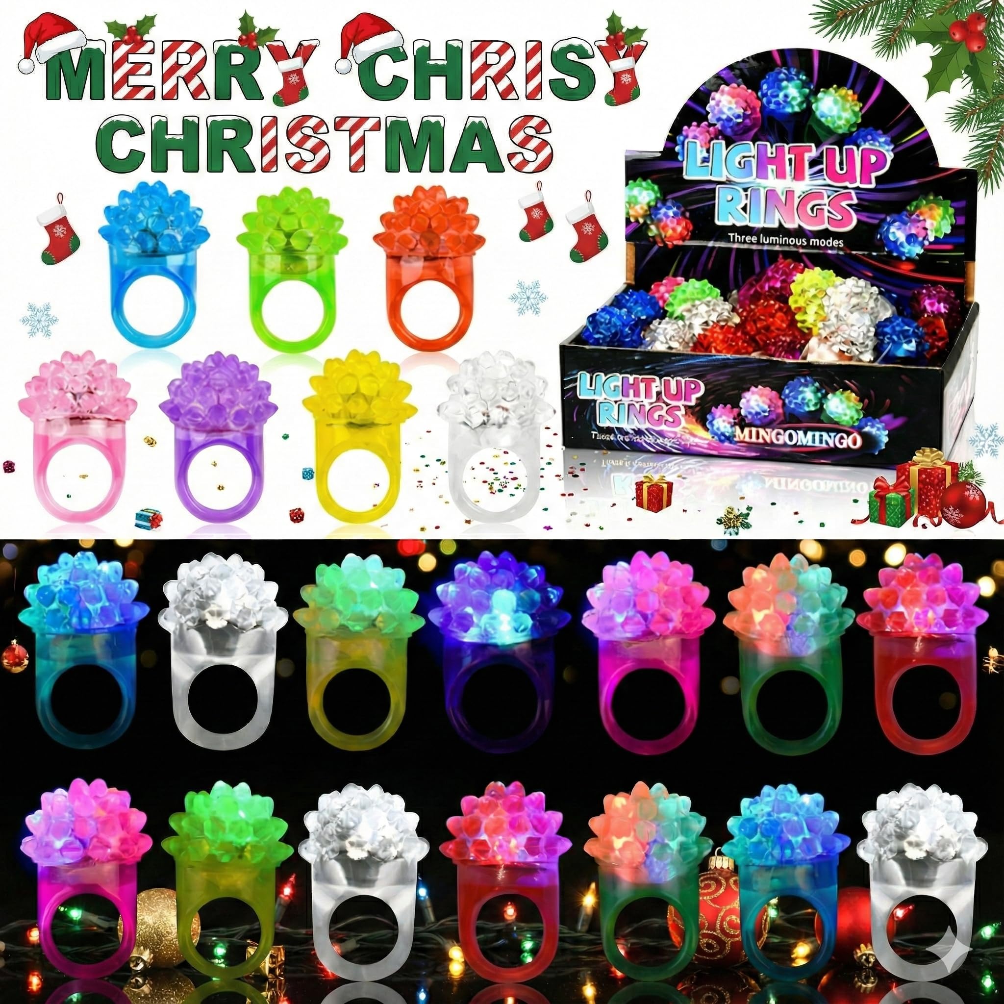 MINGOMINGO LED rings one-touch operation for easy classroom celebrations