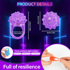 MINGOMINGO LED rings soft silicone texture feels safe and comfy