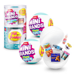 Mini Brands front packaging showing ZURU capsules and collectible appeal