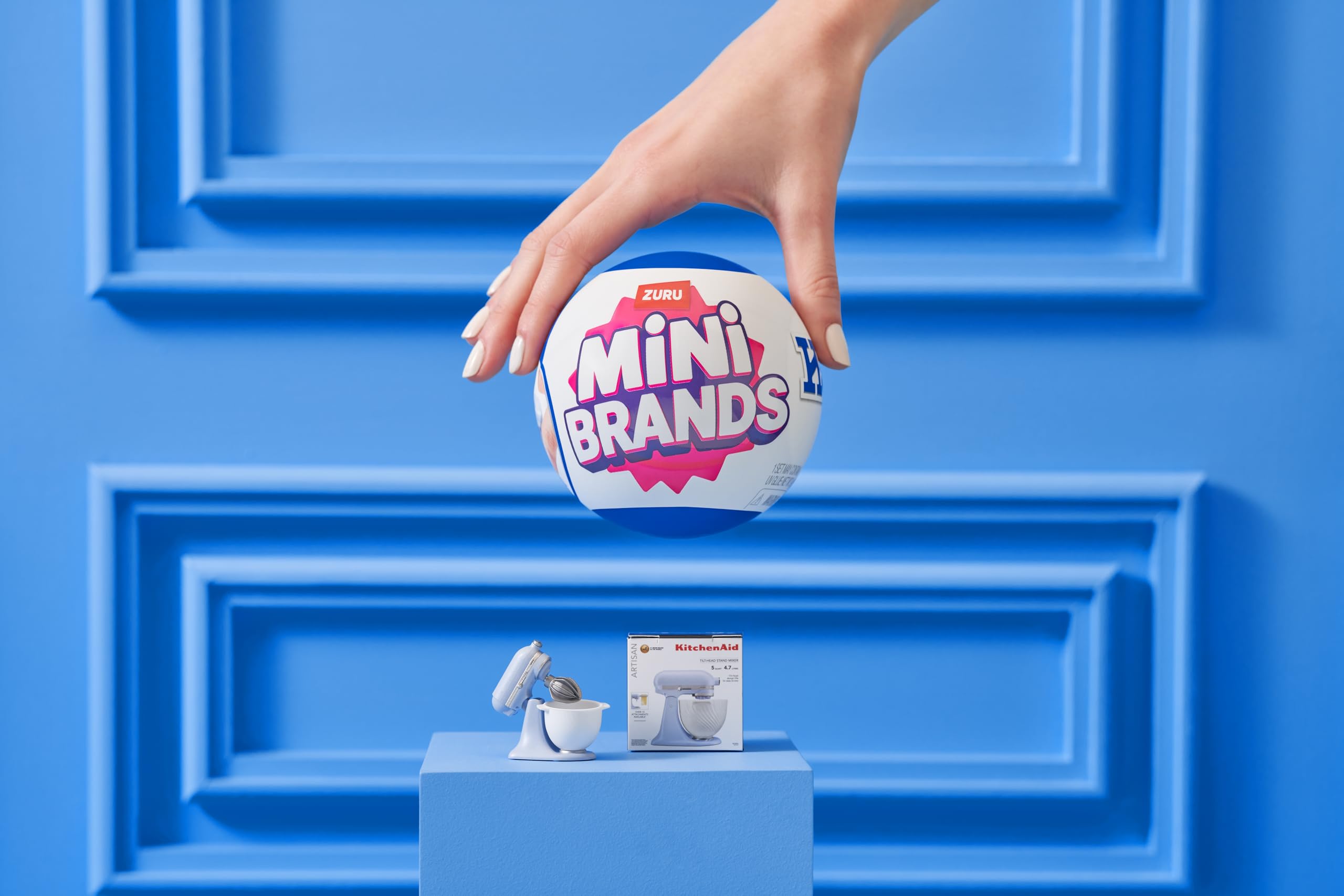 Mini Brands assortment of accessories spread showing customization options