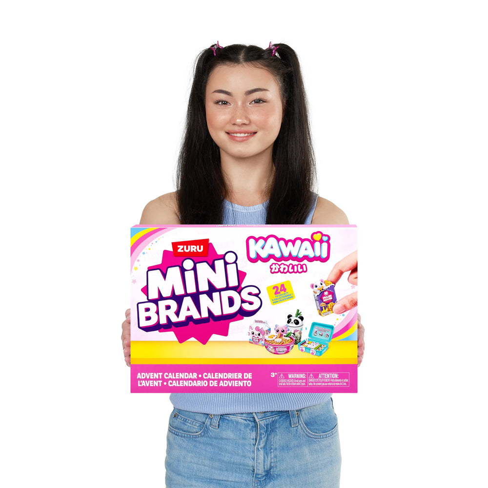 Detailed mini tray display of Mini Brands Kawaii treasures ready to sort