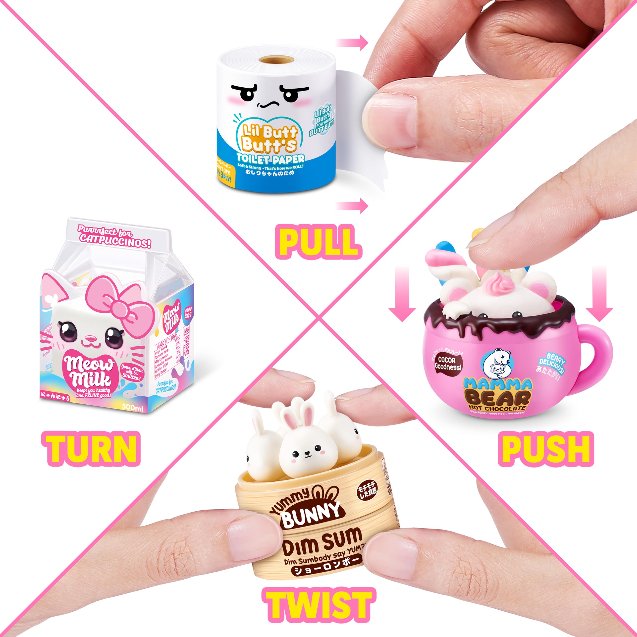 Mini Brands Kawaii scented mini offers a sweet aroma during unboxing.