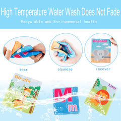 Mini Tudou durable stitching on cloth alphabet cards for daily use
