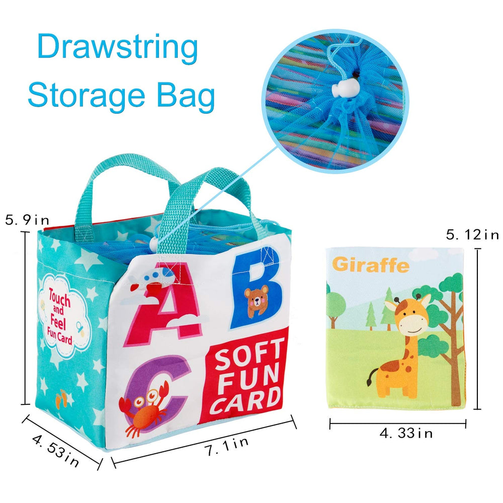 Mini Tudou alphabet cards suitable for indoor and outdoor learning and travel