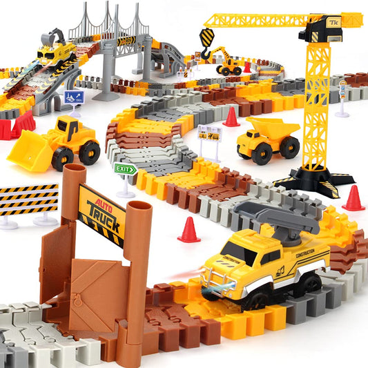 Mini Tudou construction crane-tower with rotating jib encourages imaginative play