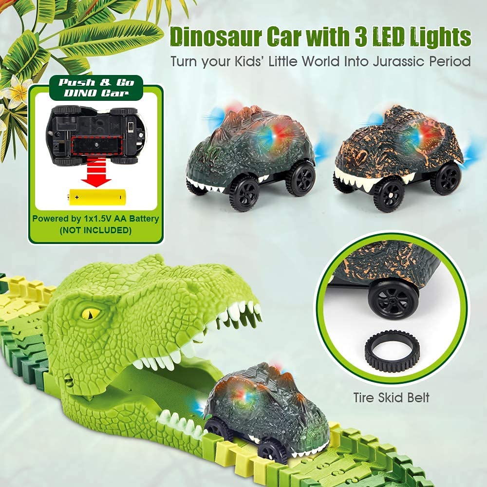 Mini Tudou dinosaur figures engage kids in imaginative storytelling.