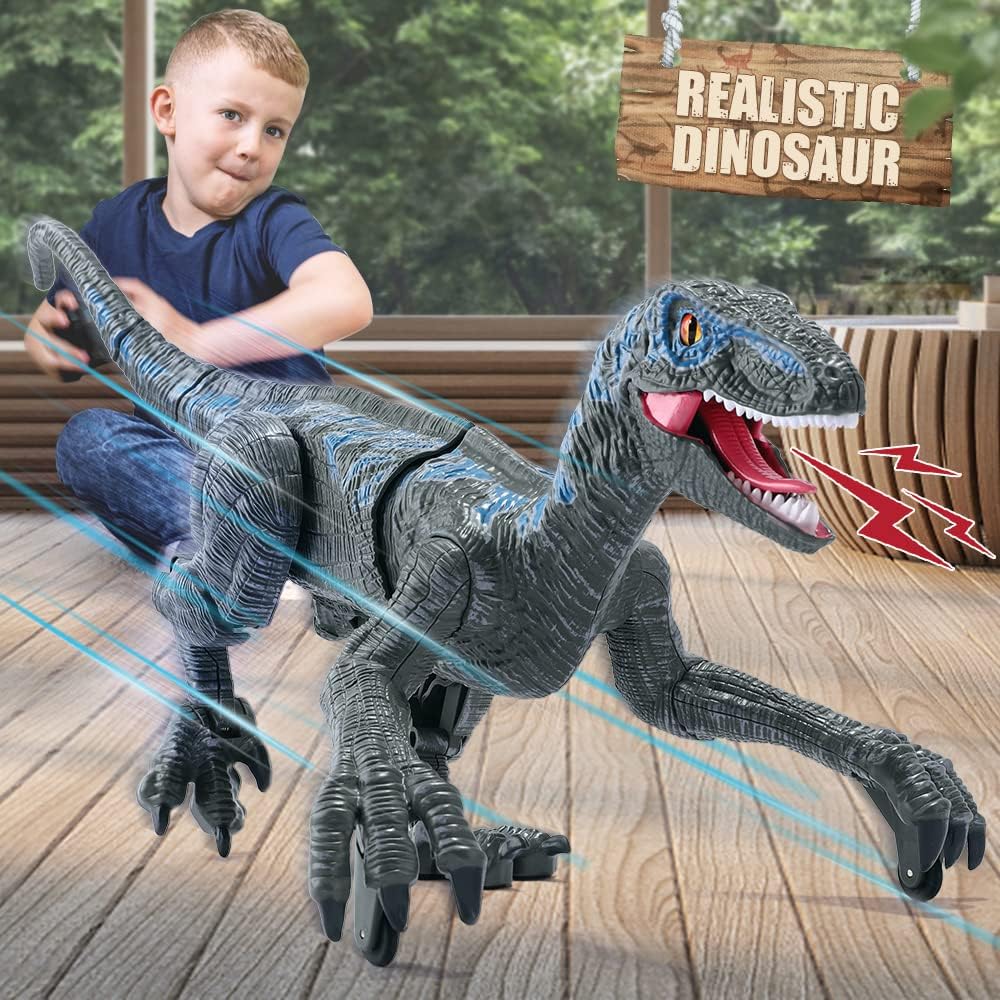 Mini Tudou large dinosaur toy front view enhances immersive pretend play