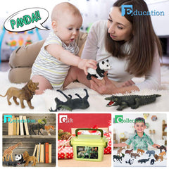 Mini Tudou cheetah figure supports fast-paced chase play and storytelling