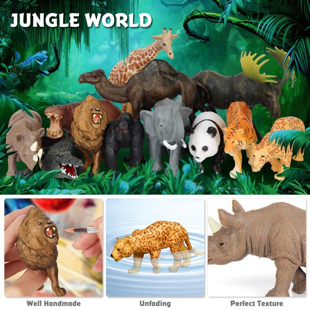 Mini Tudou tiger figure adds dynamic action to pretend jungle adventures
