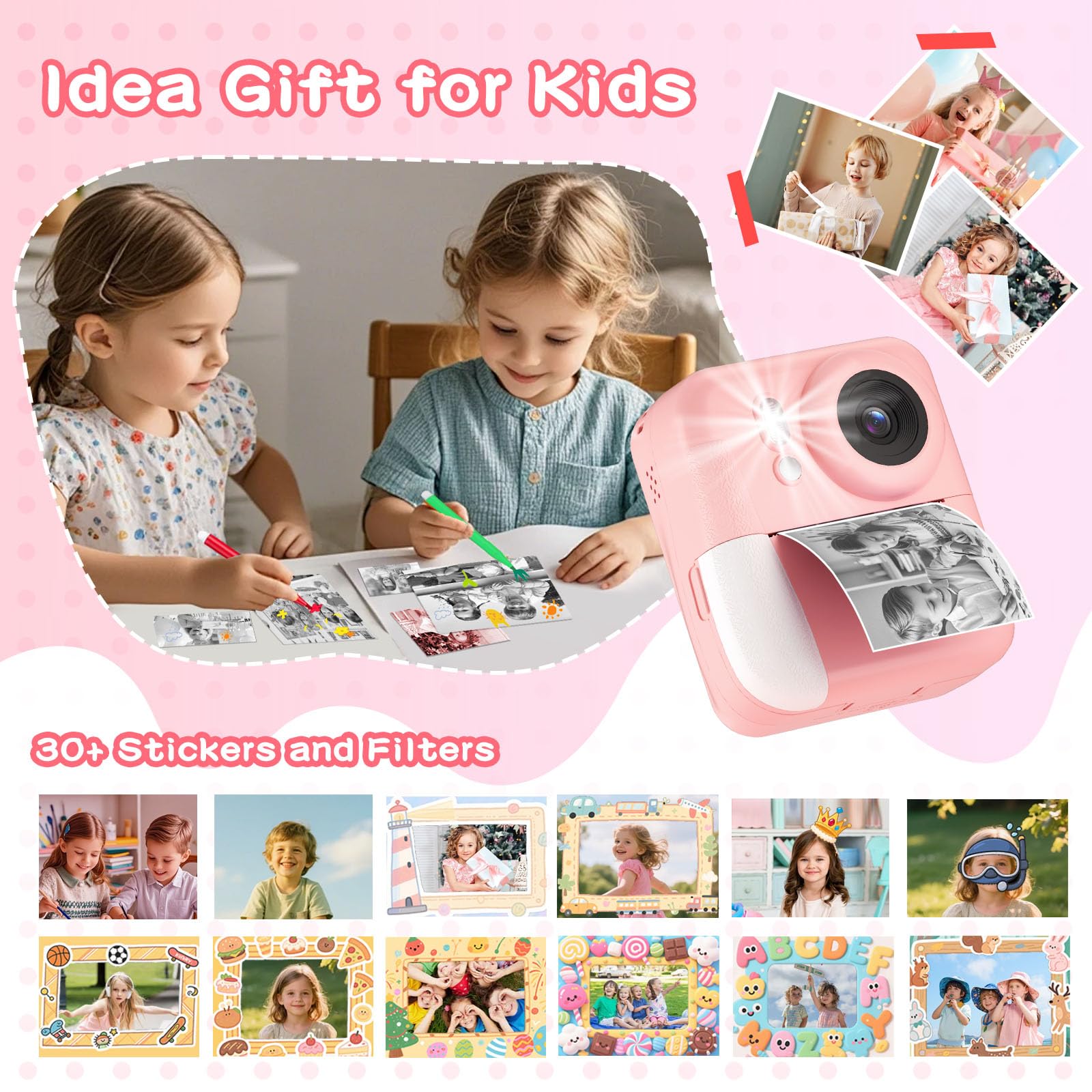 MINIBEAR 64gb-sd-card-included enables ample storage for photos and videos.