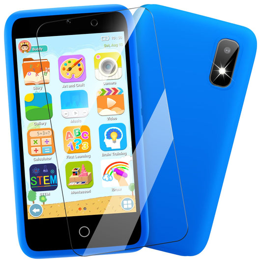 MINIBEAR Kids Toy Smartphone with 3.97-inch screen for offline learning fun.