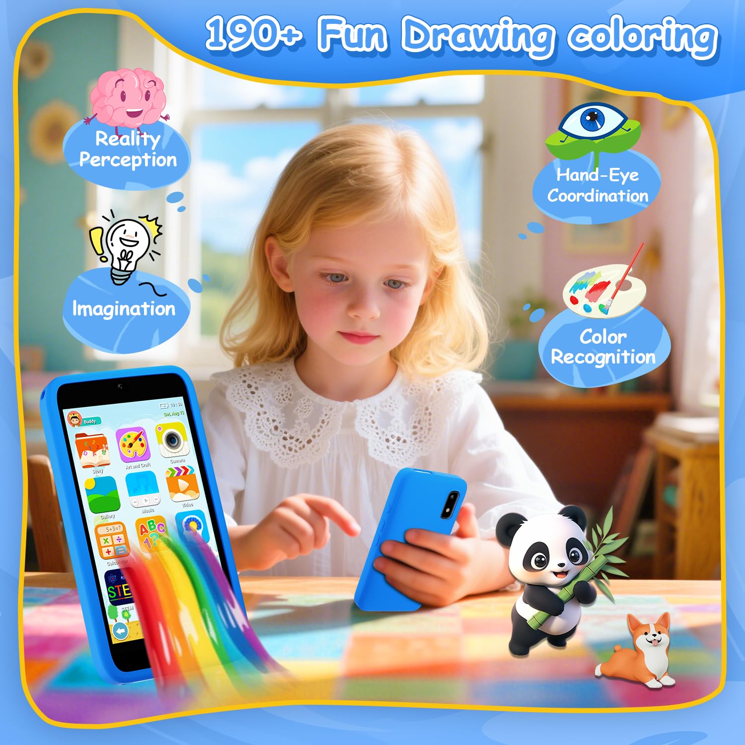 MINIBEAR Parental Control Mode helps manage content and time.