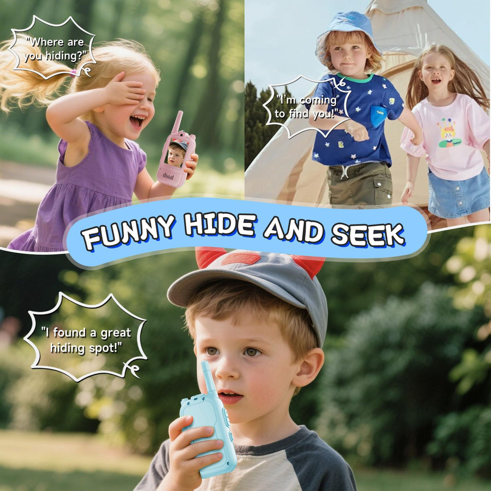 MINIBEAR voice changer modes add playful storytelling during outdoor games.
