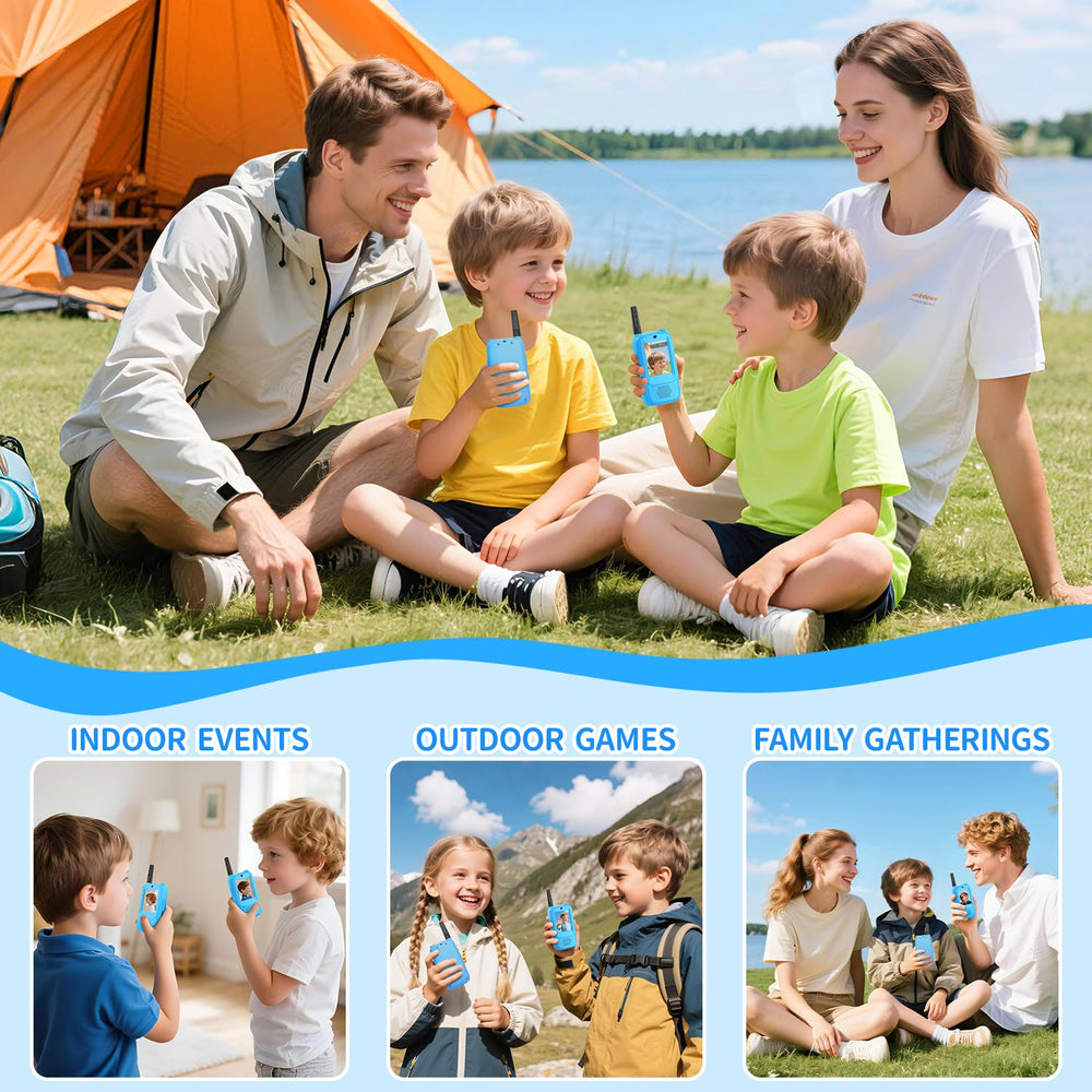 MINIBEAR long range walkie talkies cover outdoor spaces with reliable reach.