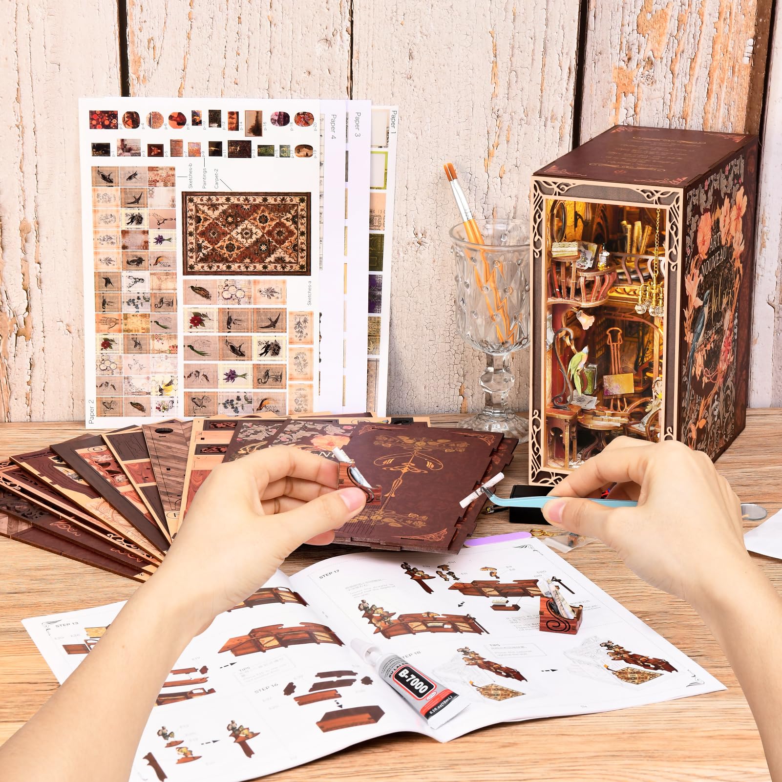 MiniCity Book Nook gift idea for teens and adults who love art.